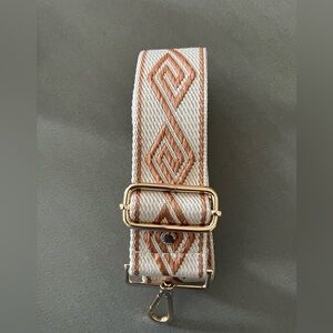 Pom Pom London Chestnut Egyptian Crossbody Strap